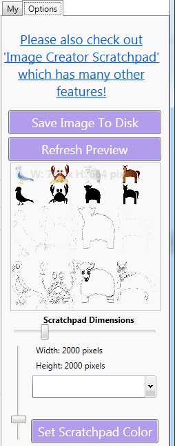 Options Screen - View 1
