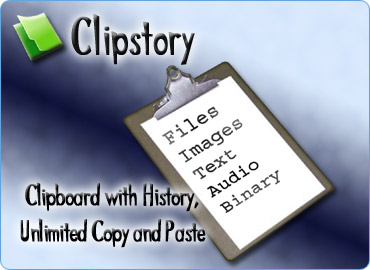 Clipstory gives you a powerful extension to your copy and paste abilities, you can quickly cycle through your entire history of copied text, files, images, audio and binary data. Using keyboard shortcuts a preview popup is shown in the corner of your screen, and this works with virtually any application.