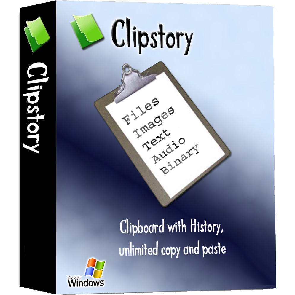 Clipstory gives you a powerful extension to your copy and paste abilities, you can quickly cycle through your entire history of copied text, files, images, audio and binary data. Using keyboard shortcuts a preview popup is shown in the corner of your screen, and this works with virtually any application.