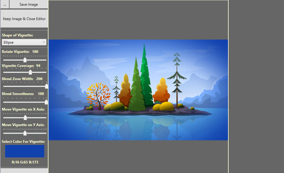 Picture of an island