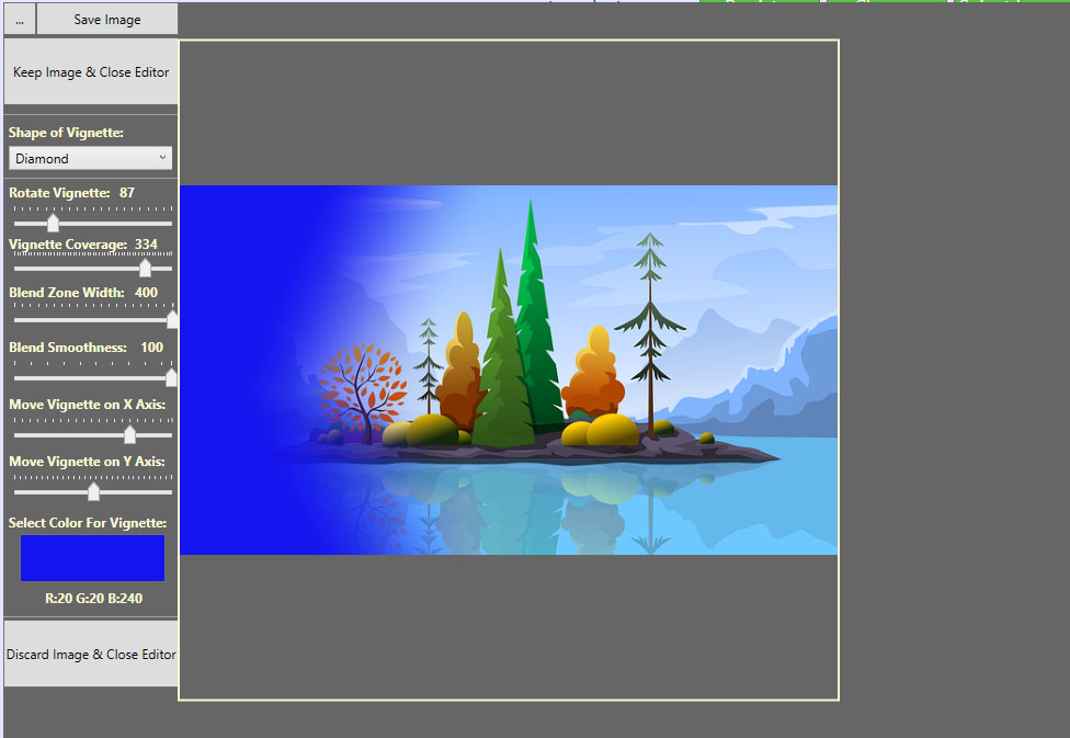 Picture of an island