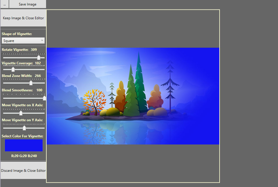 Picture of an island