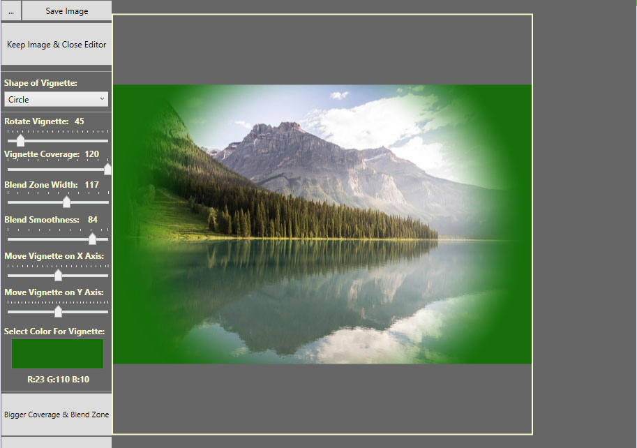 Picture of a mountain near water
