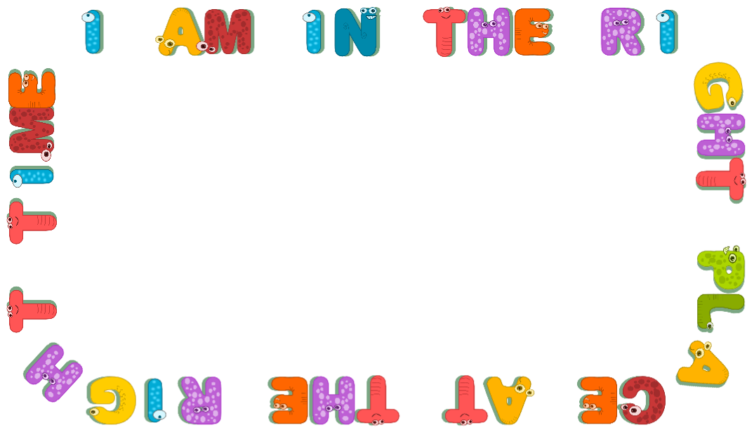 Text following a path made by an Rectangle!